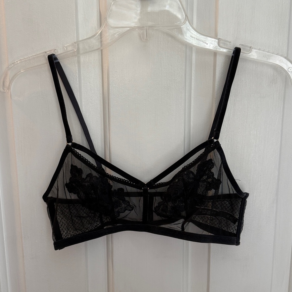 Victoria's Secret Dream Angels Sheer Black Bralette